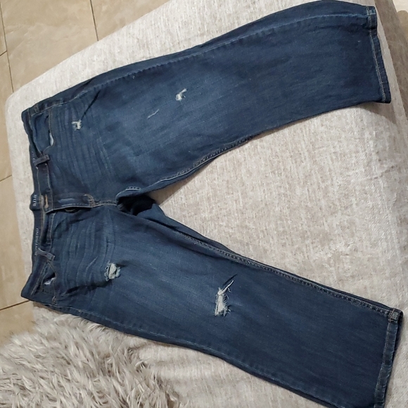 Skinny Boyfriend Crop Jeans - Picture 1 of 3